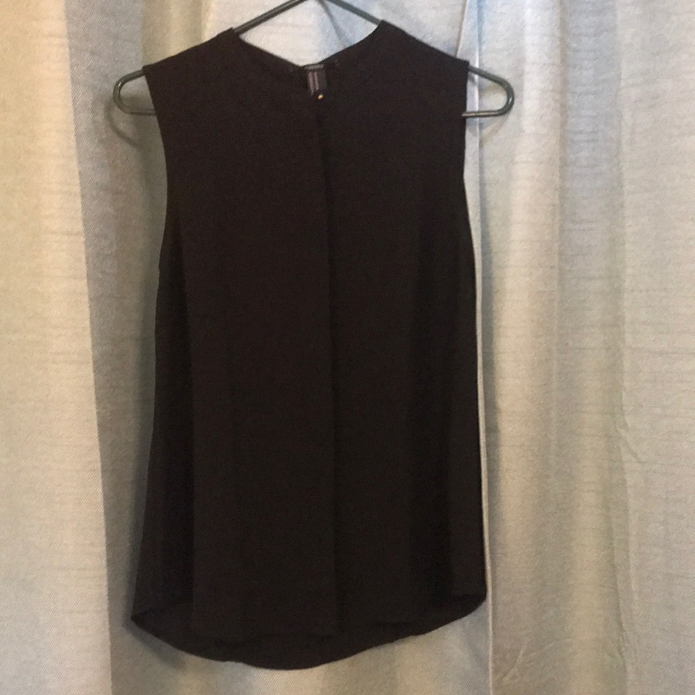 Black thick strap tank top